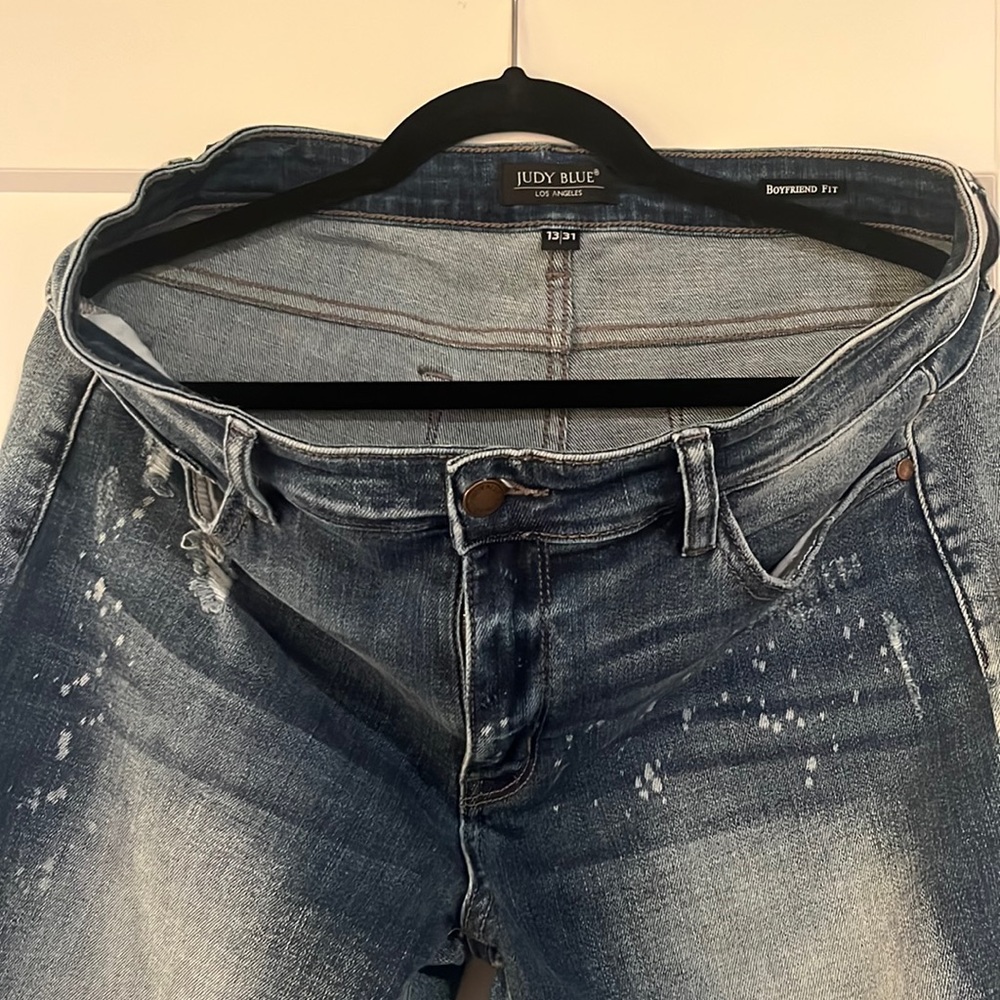 Judy Blue midrise boyfriend fit jeans size 13/31